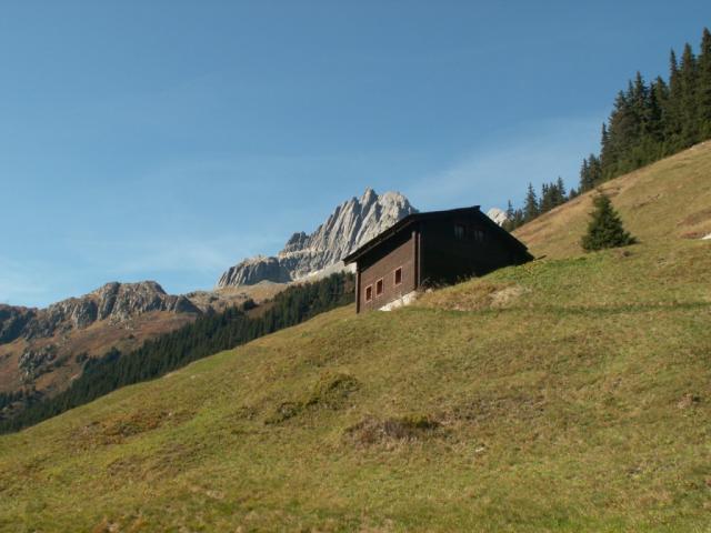 Hütte kurz vor Regliberg