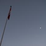 Fahne mit Mond