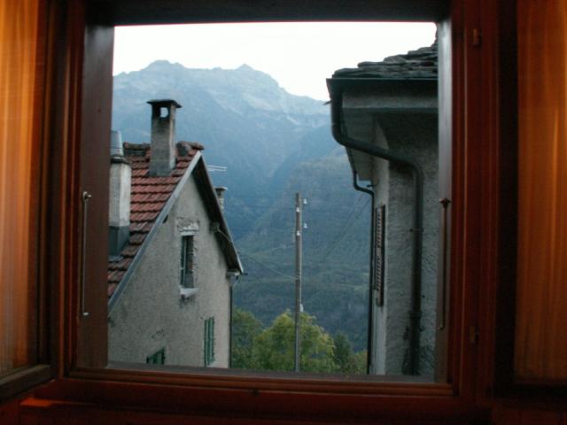 Aussicht von dem Schlafzimmer