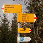 Wegweiser Richtung Fallenflue