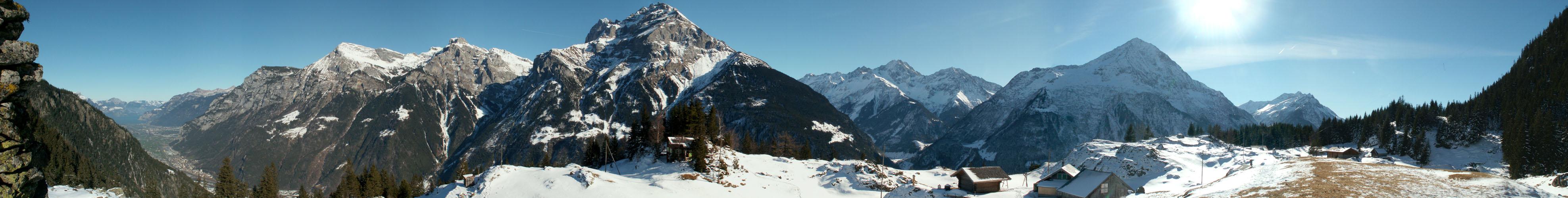 Breitbildfoto von Arni aus gesehen