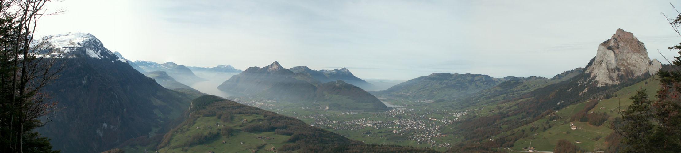 Breitbildfoto Schwyz