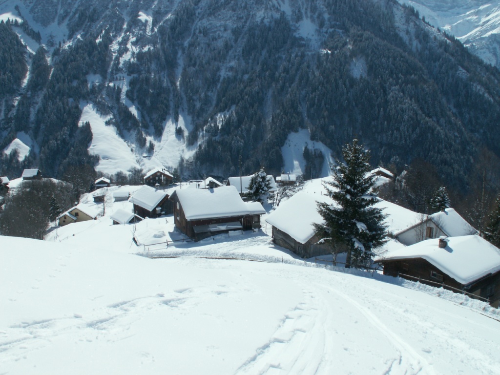 Weissenberge von oben