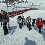 Ausgang Bahnhof Oberalppass