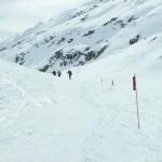 markierter Winterweg