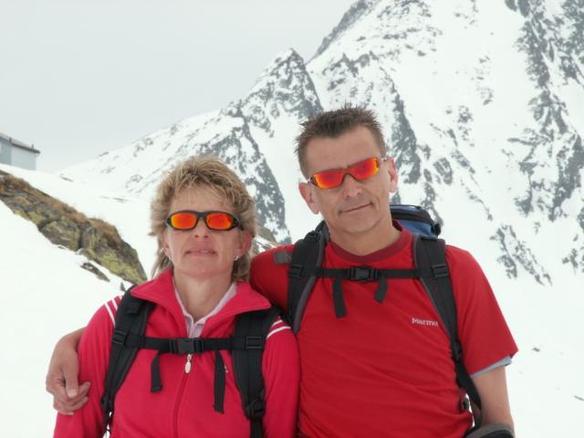 ein zufriedener Franco alle sind in der Hütte angekommen