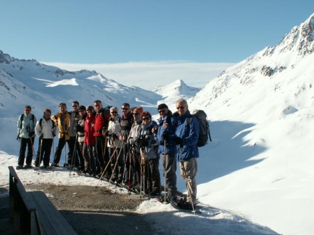 Erinnerungsfoto aufgenommen bei der Maighelshütte