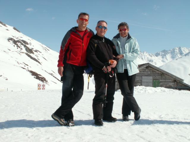 Erinnerungsfoto mit Sabina und Gino