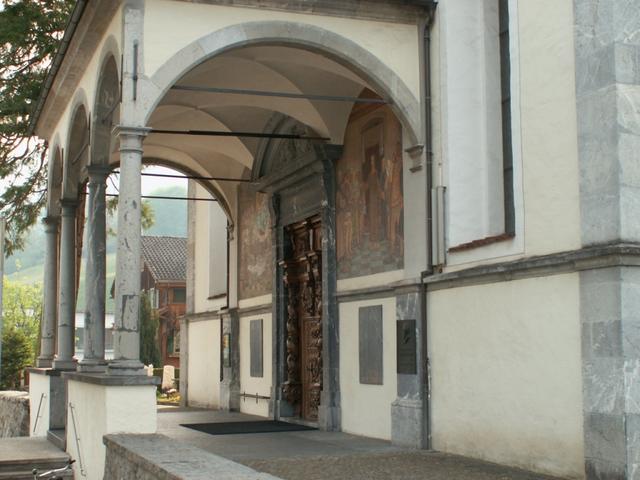 Eingang der Wallfahrtskirche