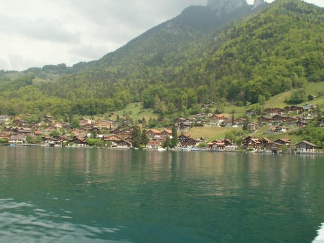 Blick zurück nach Merligen