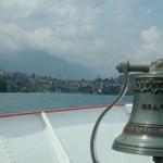 wir fahren in Spiez ein