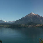 Breitbildfoto vom Thunersee