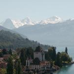 Oberhofen mit Eiger, Mönch und Jungfrau