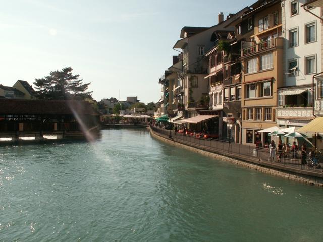 sehr schöne Altstadt von Thun an der Aare