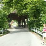 Holzbrücke über die Gürbe