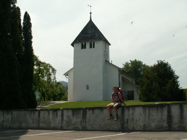 Franco vor Kirche Riggisberg