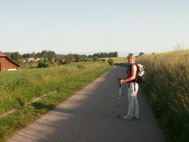 frühmorgens schon am laufen