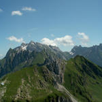 Breitbildfoto vom Lütispitz mit Blick Richtung Säntis