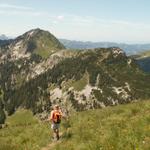 Mäusi läuft Richtung Windenpass