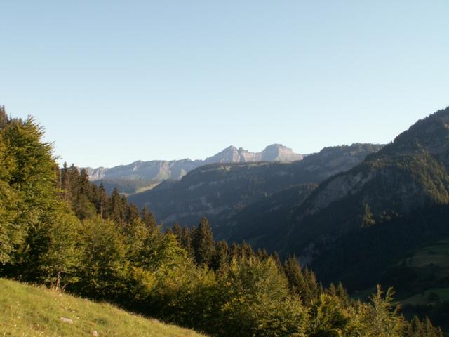Blick Richtung Hoch-Ybrig mit Drues- und Forstberg