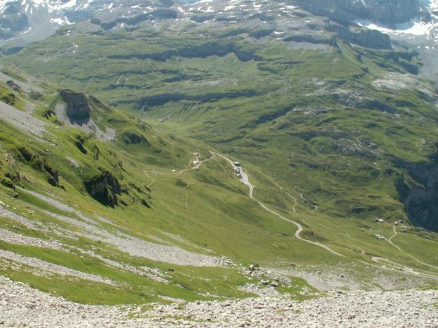 Blick runter zum Klausenpass