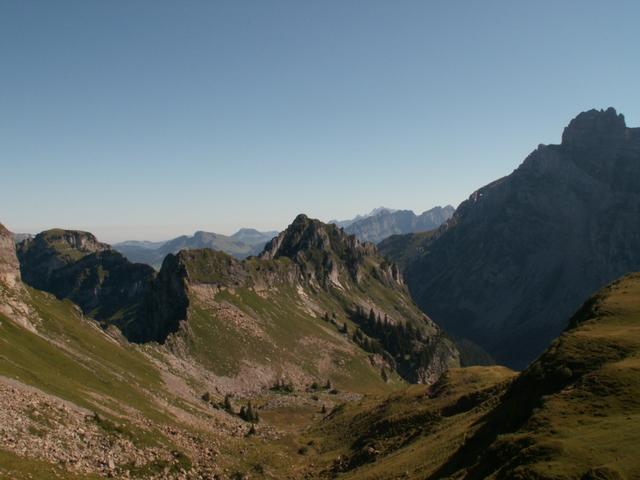 Blick runter Richtung Spaneggsee