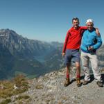 Erinnerungsfoto aufgenommen auf dem Fronalpstock 2124 m.ü.M.