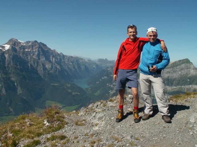 Erinnerungsfoto aufgenommen auf dem Fronalpstock 2124 m.ü.M.