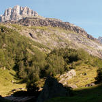 Breitbildfoto bei Blindensee mit Windgällen und Ruchen