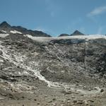 der Gletscher schmilzt