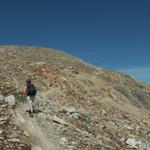 kurz vor der Cavardiras Hütte