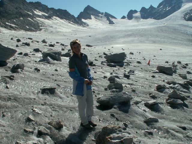 Mäusi auf dem Gletscher