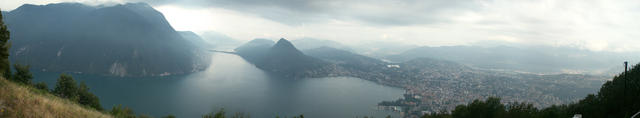 Breitbildfoto vom Monte Brè aus