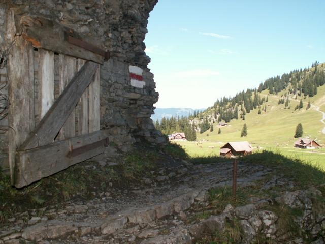 aufwärts Richtung Sachsler-Seefeld