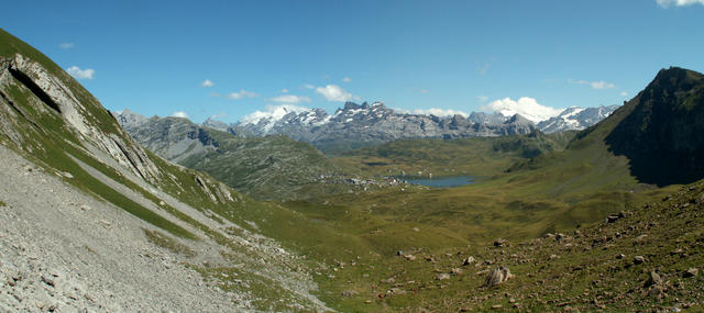 Breitbildfoto Melchsee-Frutt