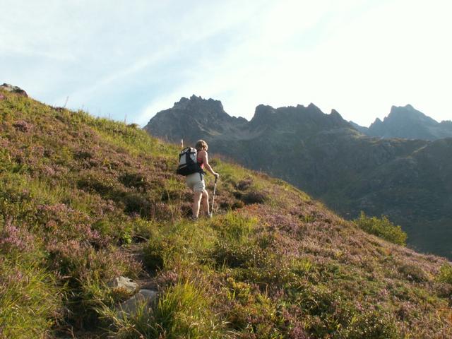 es geht aufwärts Richtung Sustlihütte