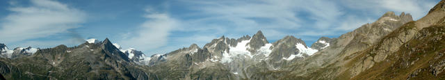 Breitbildfoto mit Fünffingerstöck, Wendenhorn und Grassen