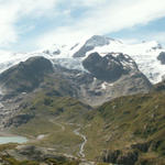 Breitbildfoto Sustenpass mit Steingletscher