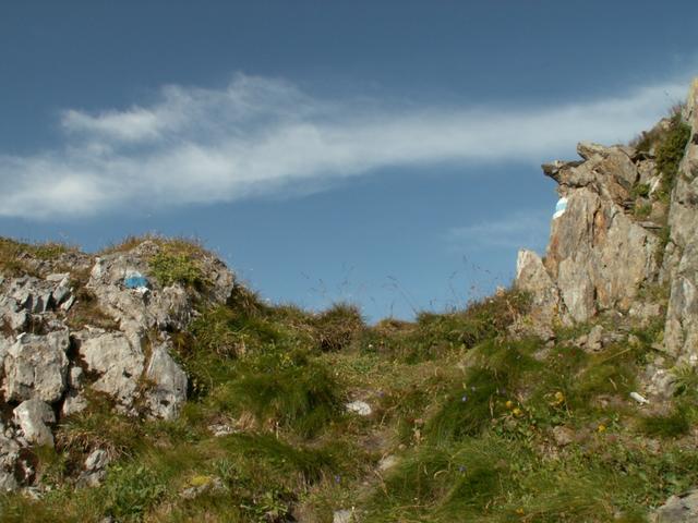 Blick zurück zum Rot Bergli