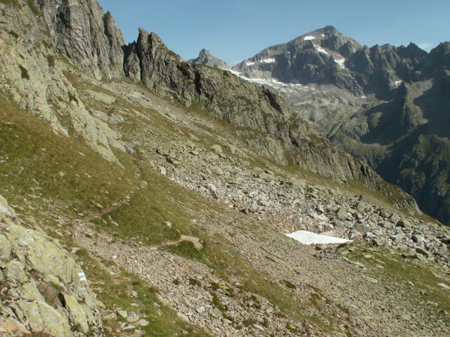 Lauchern im Hintergrund der Krönten