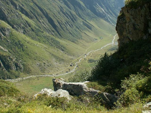 Blick runter ins Gornerental von Miesplanggen aus