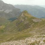 Blick runter zum Bietstöck und Bannalp See