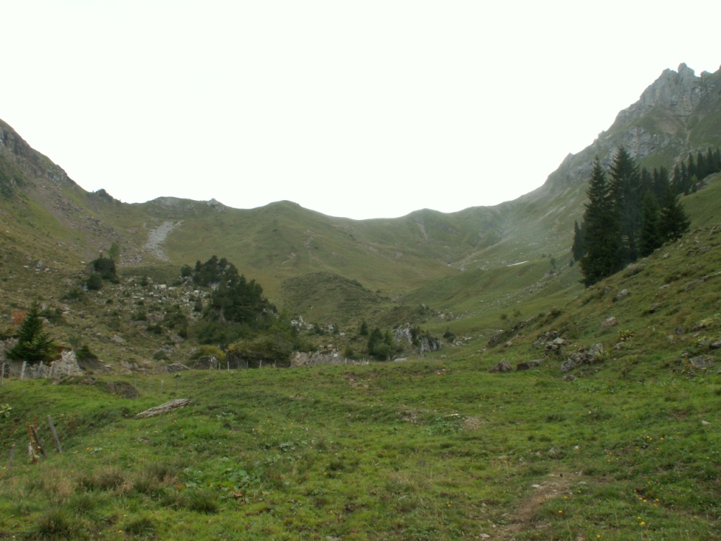 Blick zurück zum Sinsgauer Schonegg Grat