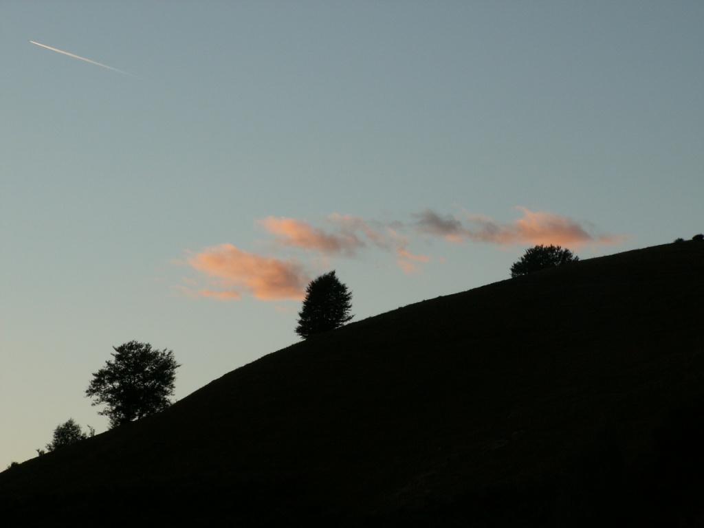 Abendstimmung bei der Capanna Pairolo