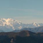 Breitbildfoto mit Monte Rosa Massiv und Matterhorn