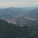 Blick vom Gazzirola nach Lugano