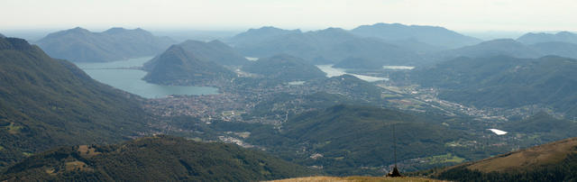 Breitbildfoto von Lugano