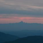 man sieht sogar der Monviso, der Hausberg von Turin