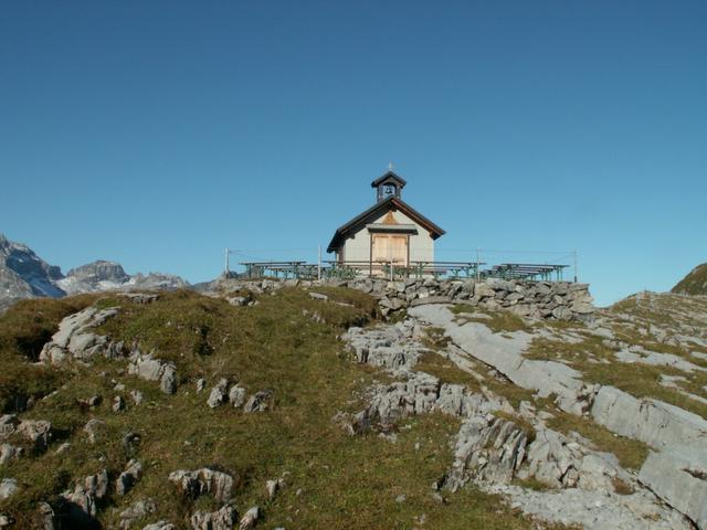 Kapelle kurz vor der Glattalphütte