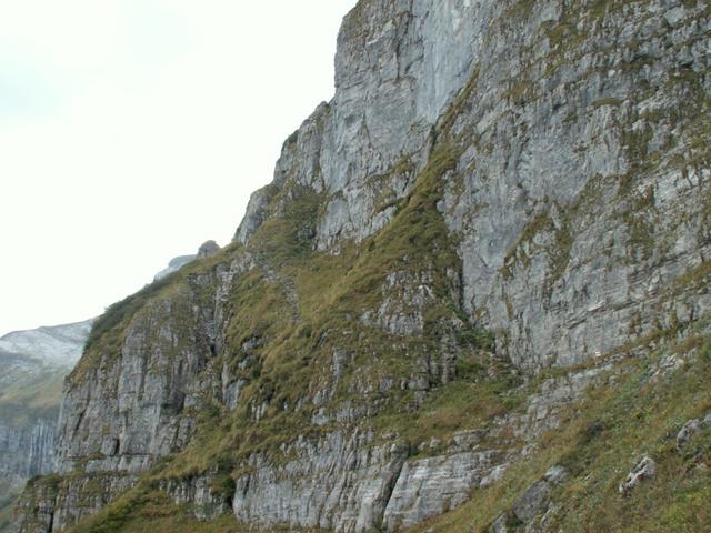 ausgesetzter Bergpfad Richtung Bärentritt